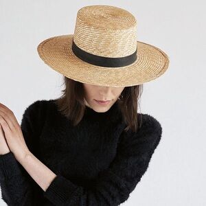 ✨JANESSA LEONE✨ Klint Boater Hat